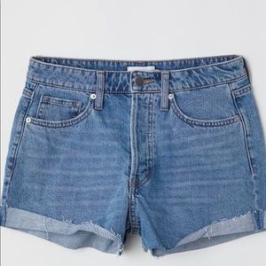 H&M High Rise Jean Shorts